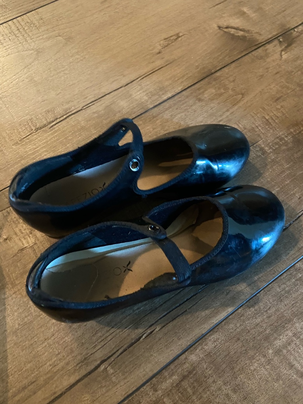 Capezio Black Tap Shoes Size 3